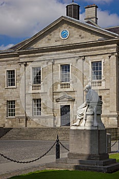 Trinity College. Dining hall facade . Dublin. Ireland