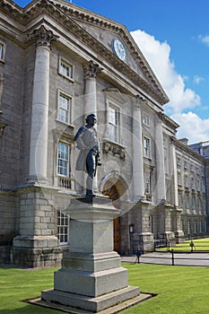 Trinity College. Entrance . Dublin. Ireland