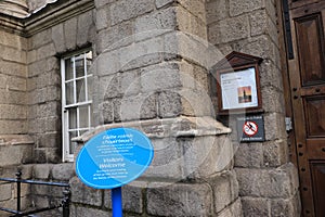 Entrance of Trinity College Dublin - Ireland elite educational university - Ireland tourism