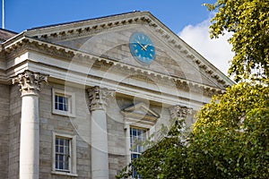 Trinity College. Regent House. Clock . Dublin. Ireland