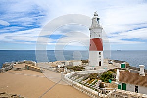 Trinity House Lighthouse on Point Europa Gibraltar