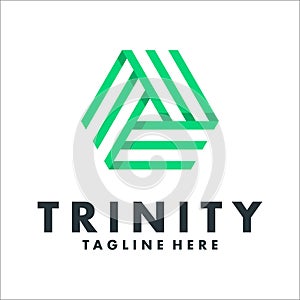 Trinity logo template vector