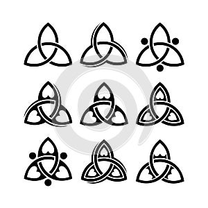 Trinity logo vector variation photo