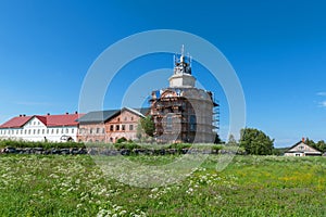 Trinity monastery on an island Anzer