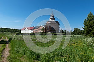 Trinity monastery on an island Anzer