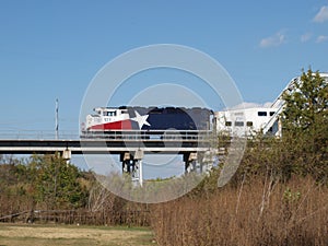 Commuter Train Between Dallas & Ft. Worth