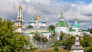 The Trinity-Sergius Lavra male monastery. Sergiev Posad, Moscow Region. Russia