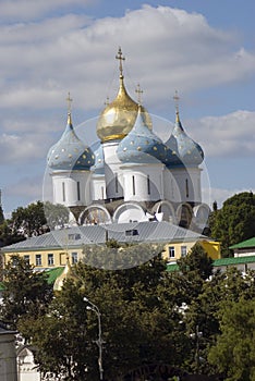 Trinity Sergius Lavra in Russia.