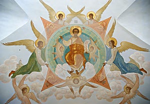 Trinity Sergius Lavra in Sergiev Posad. Russian