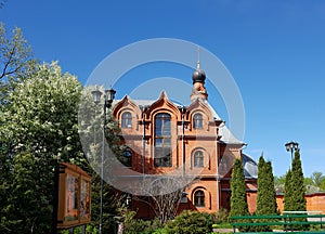 Trinity temple in Skhodnya, Russia