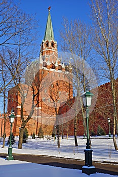 Trinity Tower of Moscow Kremlin, Russia
