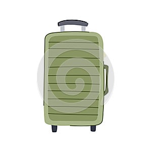 trip suitcase cartoon vector illustration