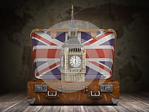 Trip to London. Travel or tourism to England or Great Britain co