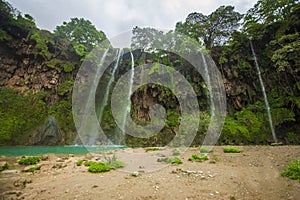 Ayn Athum waterfall, Salalah, Sultanate of Oman photo