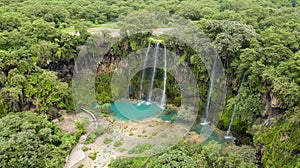 Ayn Athum waterfall, Salalah, Sultanate of Oman photo