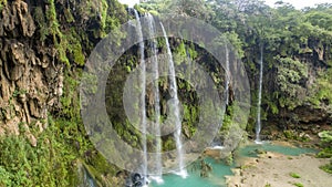 Ayn Athum waterfall, Salalah, Sultanate of Oman photo