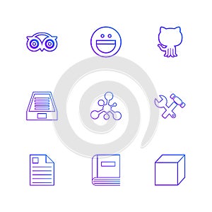 tripadvisor, smiley, github , drive , social , media , hardware