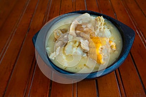 Tripe soup, traditional Colombian food