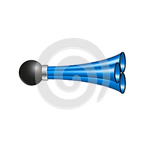 Triple air horn in blue design