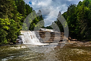Triple Falls, in Dupont State Forest, North Carolina. photo