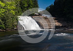 Triple Falls in Dupont State Forest North Carolina