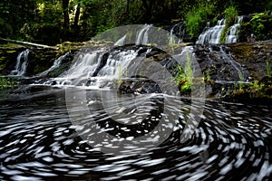 Triple Falls near Parksville, Vancouver Island, BC Canada photo