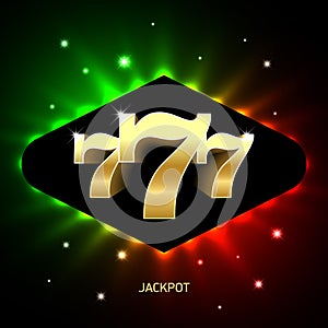 Triple sevens casino jackpot banner