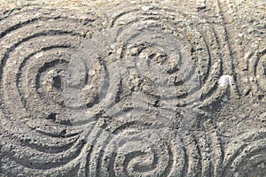 Triple spiral - Newgrange photo