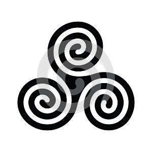 Triple spiral simbol, triskelion