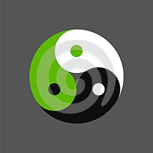 Triple yin yang symbol