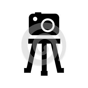 tripod camera photographic icolated icon design photo