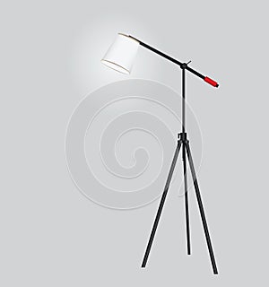 Tripod floor lamp