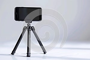 Tripod Holding Cell Phone for Photography