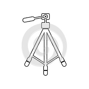 tripod icon. Element of Equipment photography for mobile concept and web apps icon. Outline, thin line icon for website design and