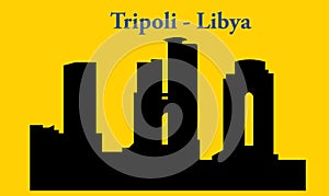 Tripoli, Libya (city silhouette)