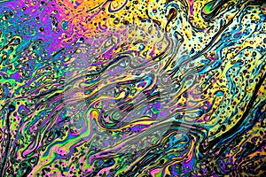 Trippy, psychedelic rainbow effect abstract background