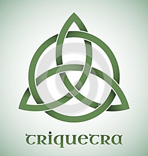 Triquetra symbol with gradients