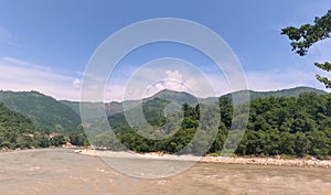 The Trishuli River tributary in Nepal