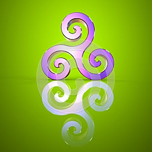 Triskel - 3D Illustration