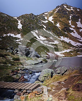 The Tristaina lakes in Andorra