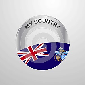 Tristan da Cunha My Country Flag badge