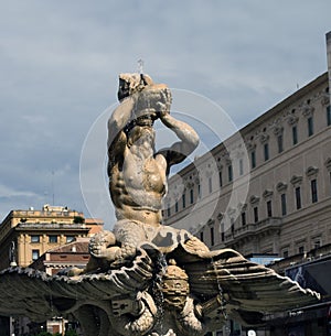 Triton fountain, Rome