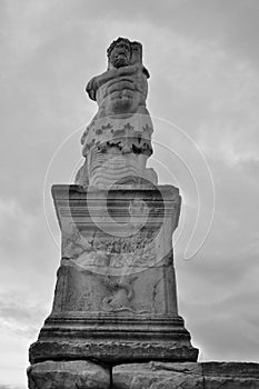 Triton merman statue photo