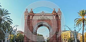 Triumph Arch Arc de Triomf , Barcelona, Spain