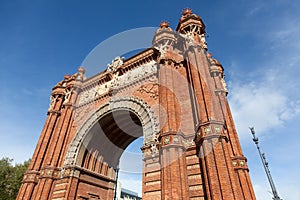 Triumph Arch (Arc de Triomf), Barcelona, Spain photo