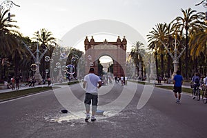 Triumph Arch in Barcelona, Spain