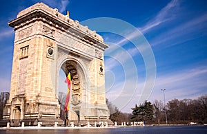 Triumf oblouk v Bukurešť rumunsko 