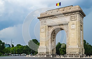 Triumph Arch in Bucharest Romania