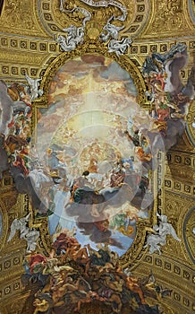 Triumph of the Name of Jesus, Church of the Gesu, Rome, Italy photo