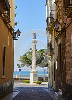 Triumph of San Francisco. Cadiz, Andalusia, Spain